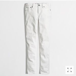 J Crew Toothpick Cropped Jeans